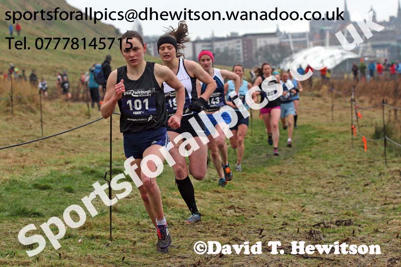 Celtic Nations senior and junior womens Great Edinburgh Cross Country. Photo: David T. Hewitson/Sports for All Pics